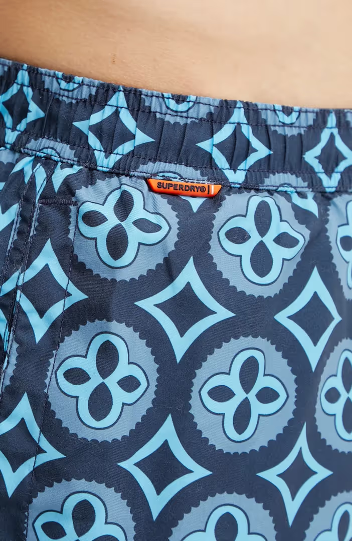 Tile Print 16 Swim Short