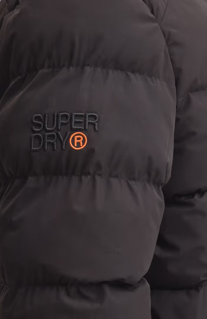 Hooded Sports Puffer Jacket