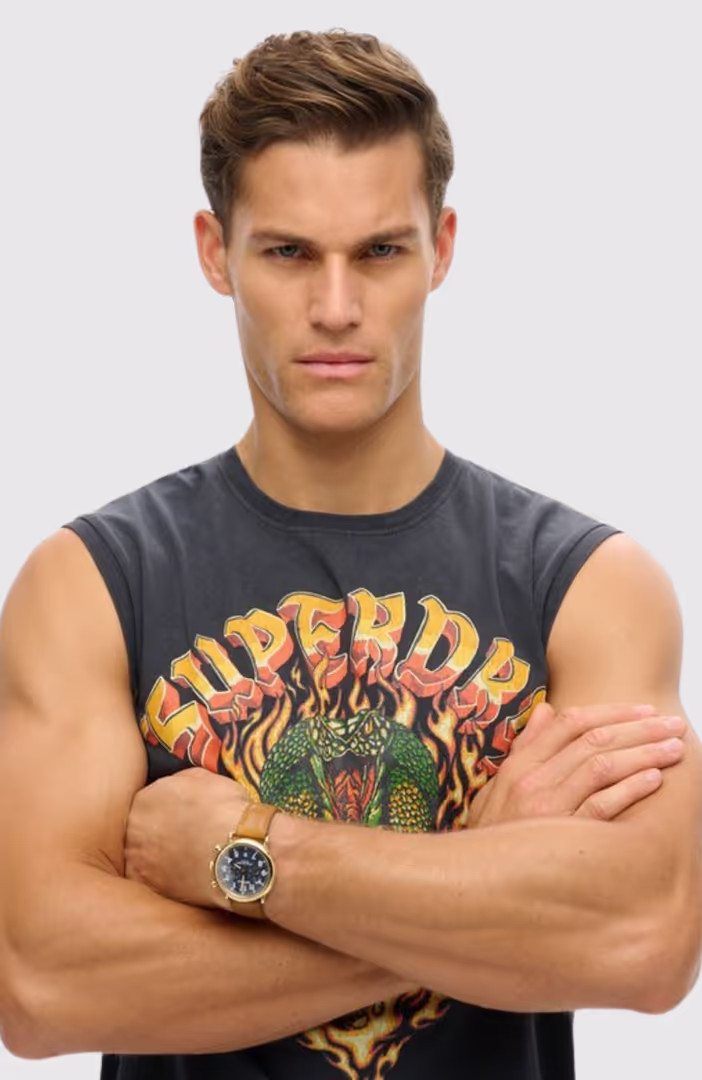 BIKER ROCK RELAXED TANK