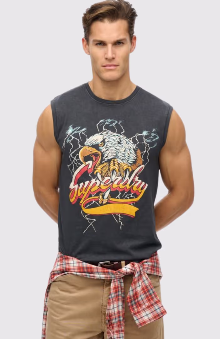 BIKER ROCK RELAXED TANK