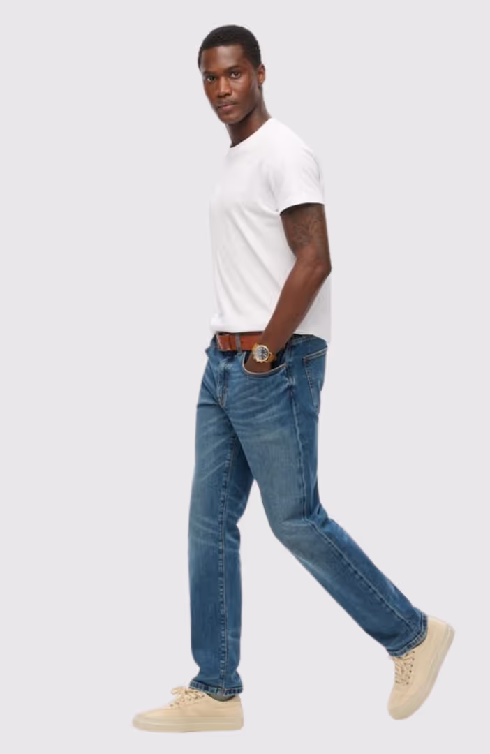 VINTAGE SLIM STRAIGHT JEANS