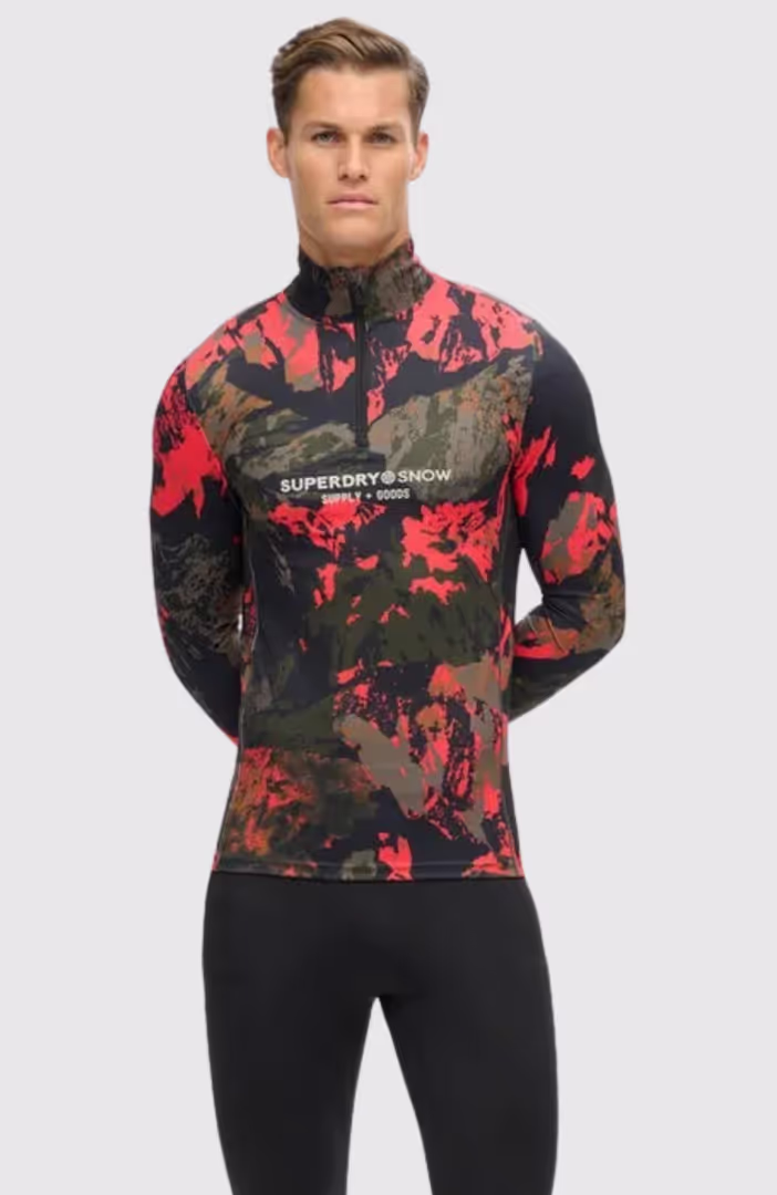 Ski Base Layer Half Zip Top