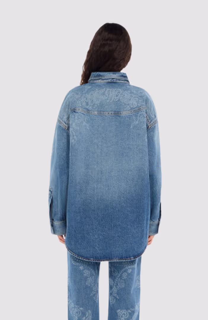 Paisley Denim Lover Shirt Jkt