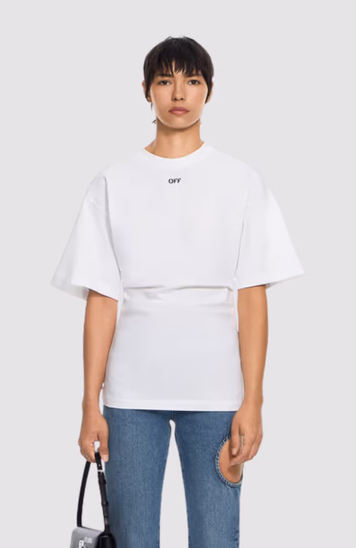 Off Stamp Shoulder Tee