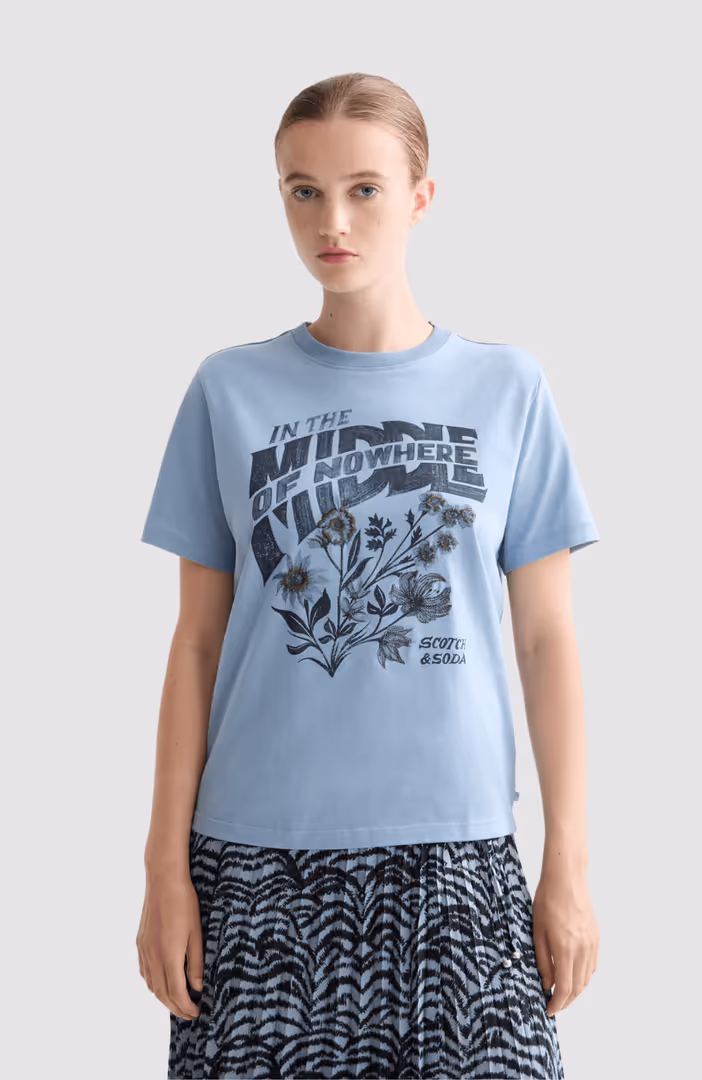 Artwork regular fit T-shirt