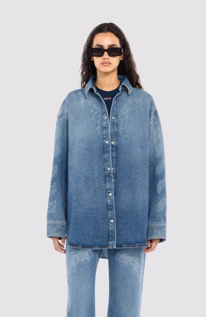 Paisley Denim Lover Shirt Jkt