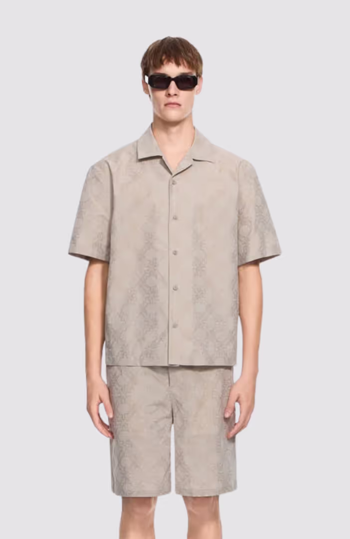 Arrow Monogram Bowling Shirt