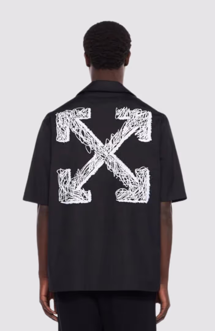 Scribble Arr Popl Bowling Shirt