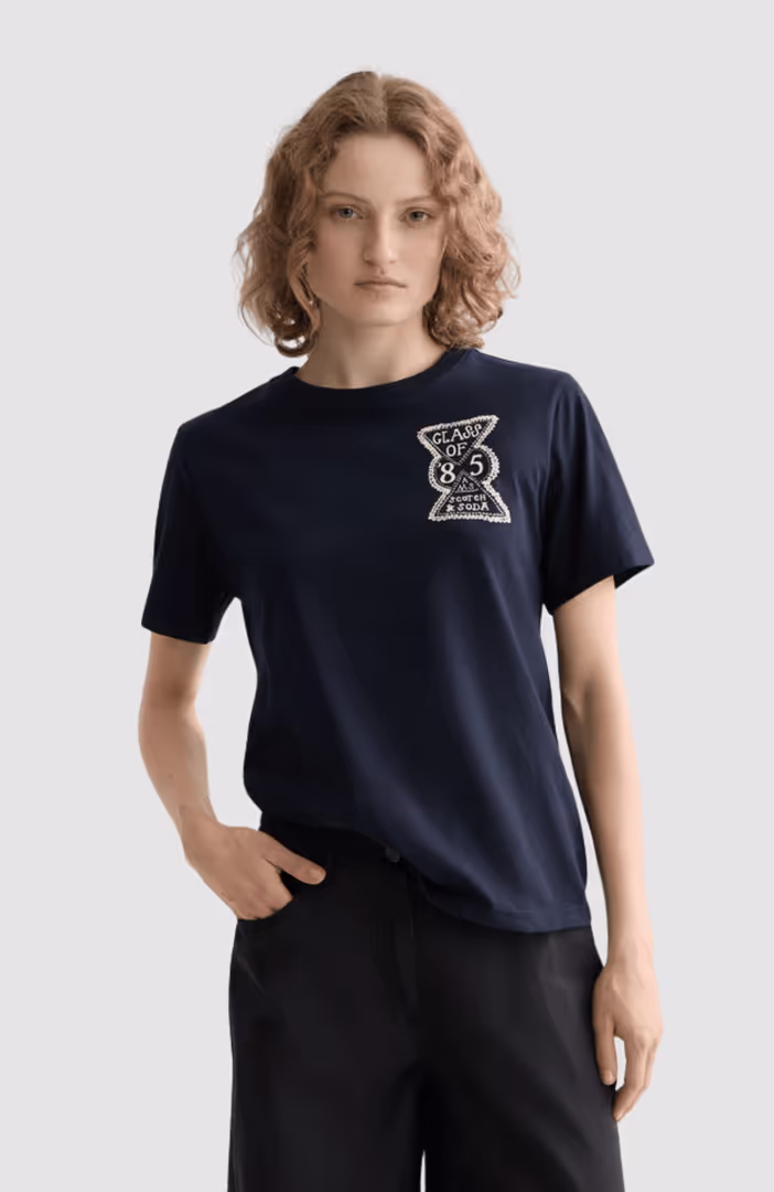 Chest artwork regular fit T-shirt