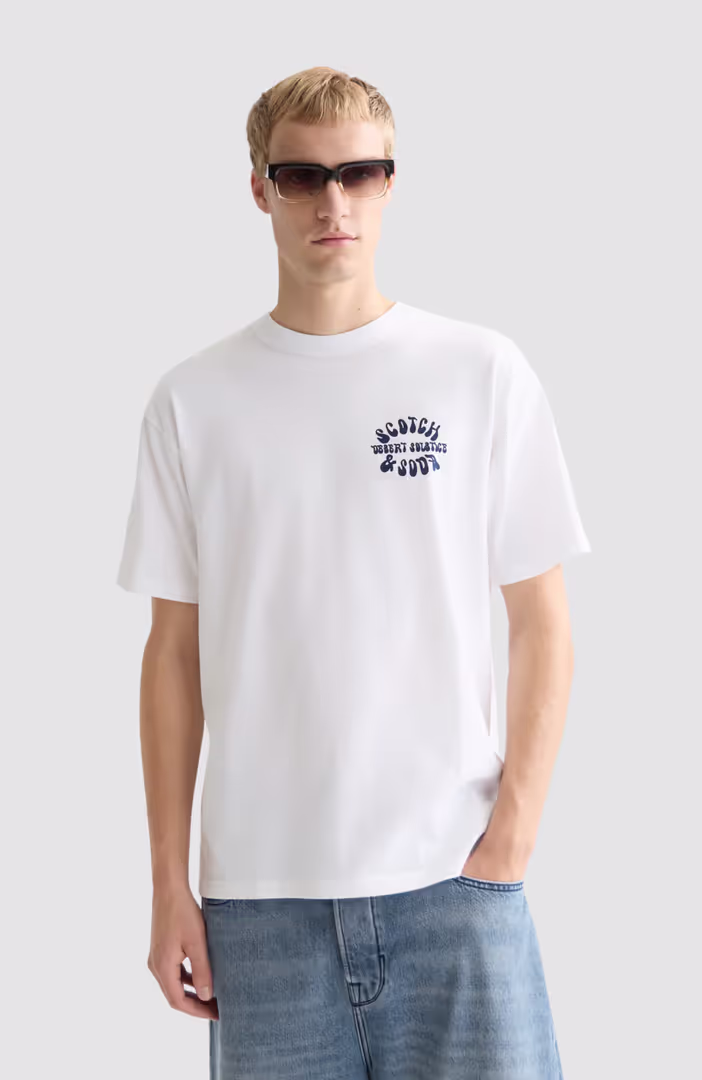 Front and back artwork relaxedfit Tshirt