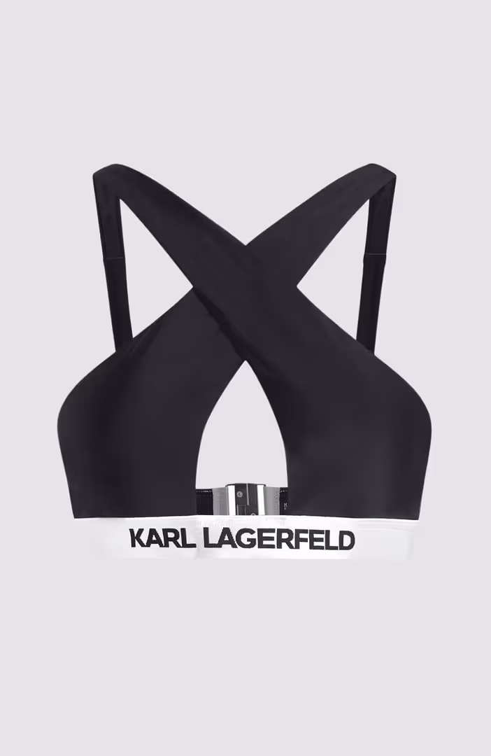 Logo Halter Top W/ Elastic