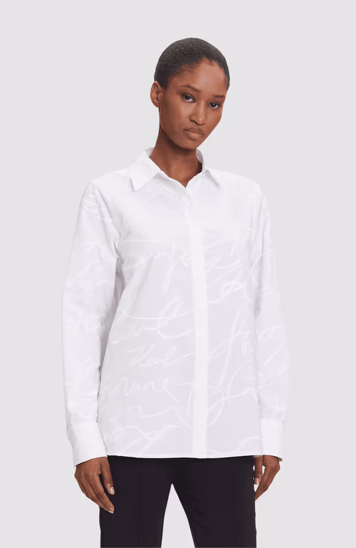 Embroidery Poplin Shirt
