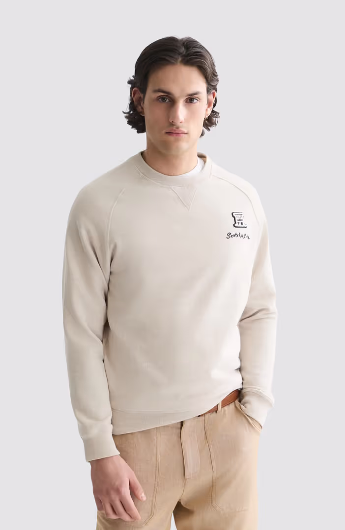 Melange Regular-Fit Sweatshirt
