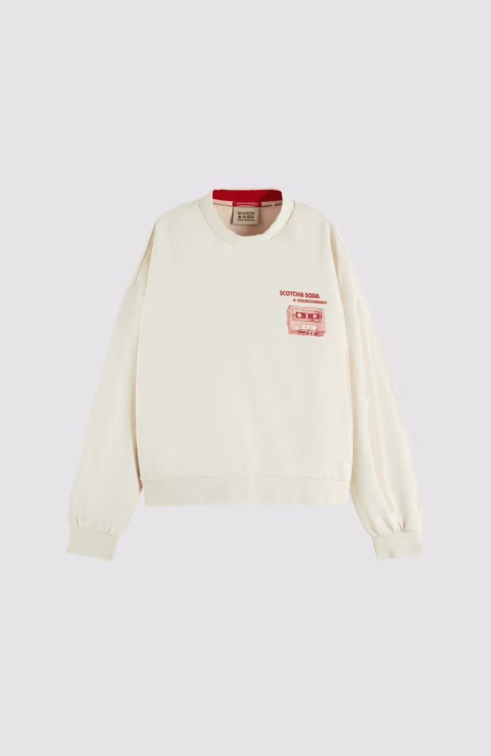Cotton in conversion local store loose fit sweat