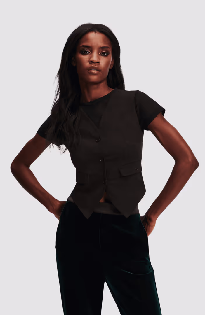 Fabric Mix T-Shirt