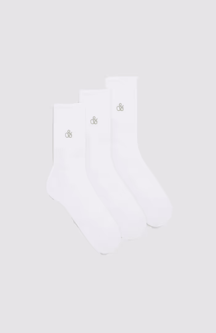 3Pk Mens 1/2 Terry Cotton Crew