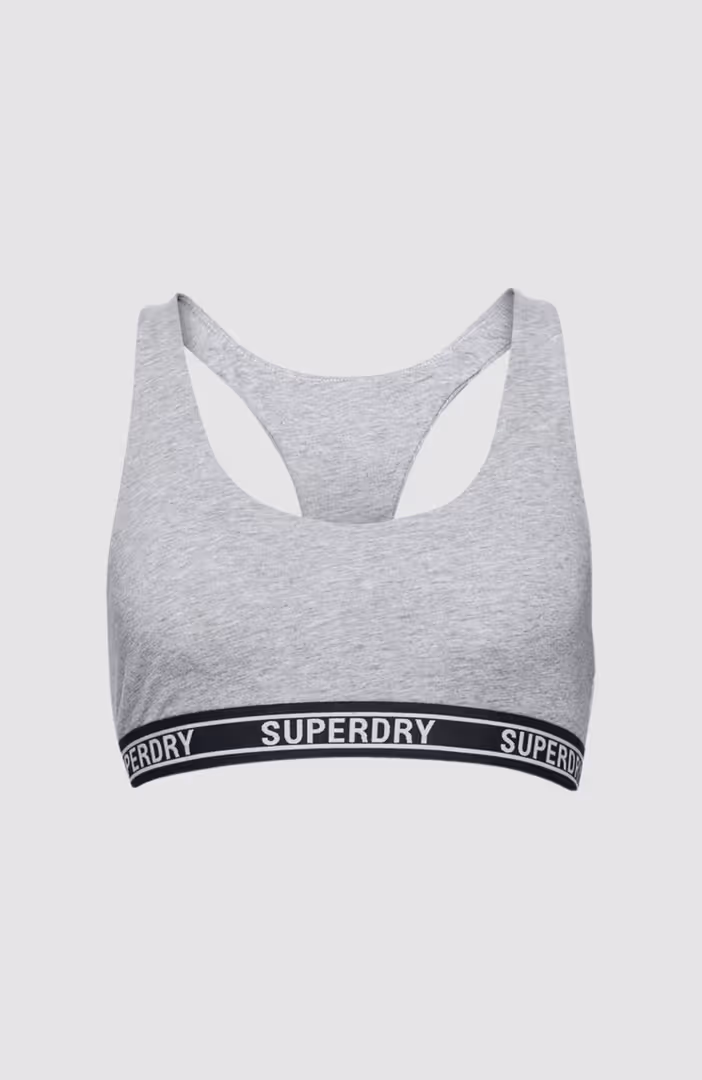 Multi Logo Crop Bralette Nh