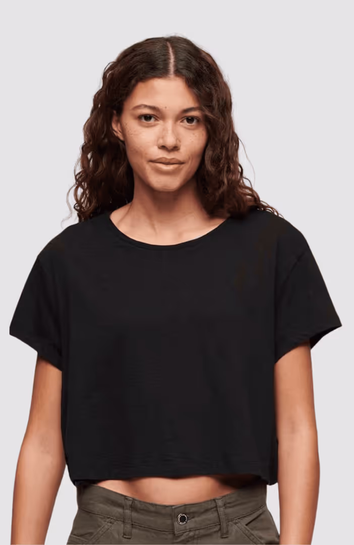 Slouchy Cropped Tee