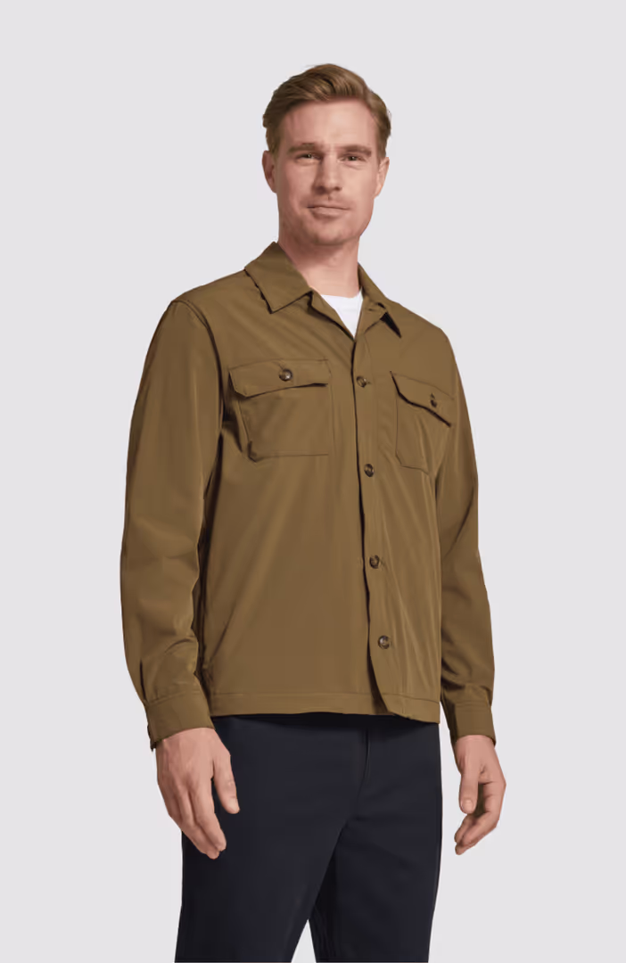 Nylon Blend Overshirt