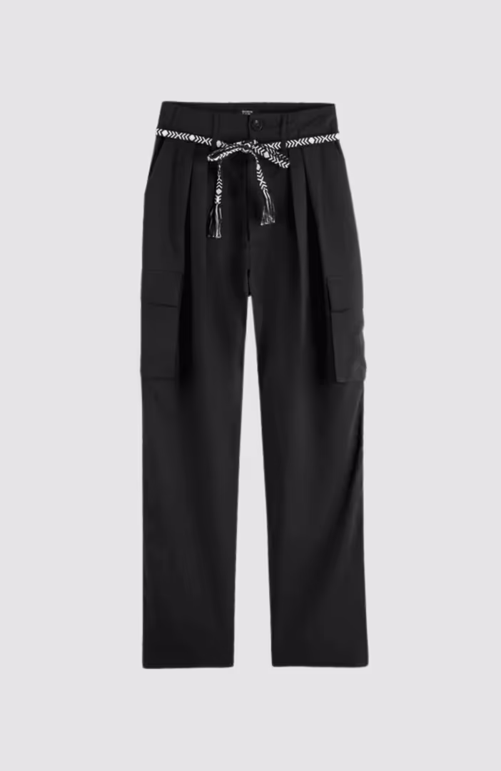 Faye - high rise wide leg lyocell cargo pant