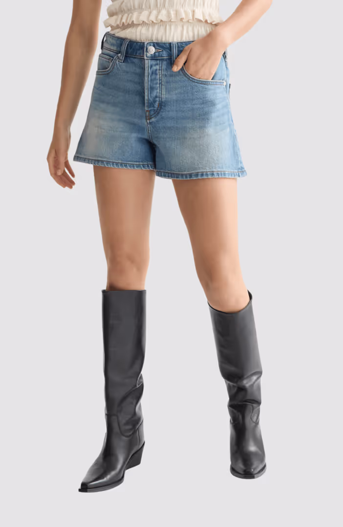 A Line denim short