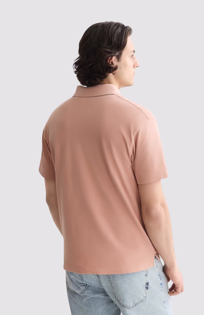 Pique Garment Dyed Relaxed-Fit Polo