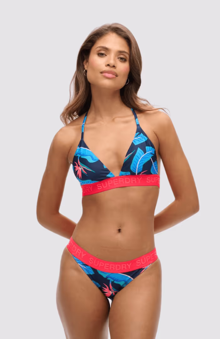 Logo Triangle Bikini Top