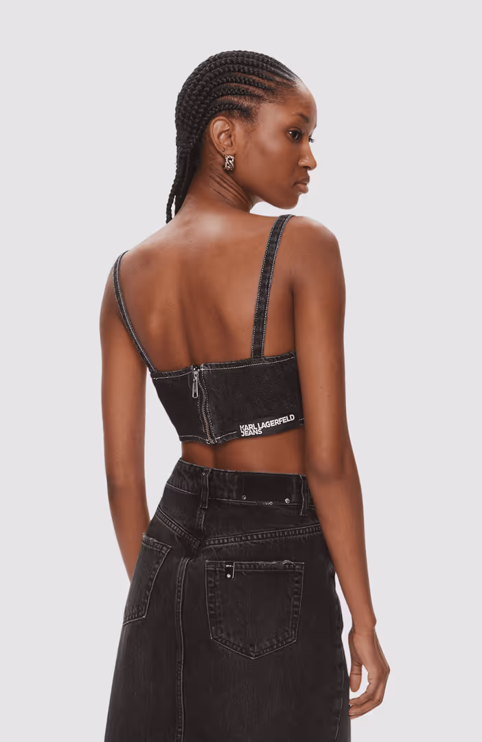 Klj Denim Bustier