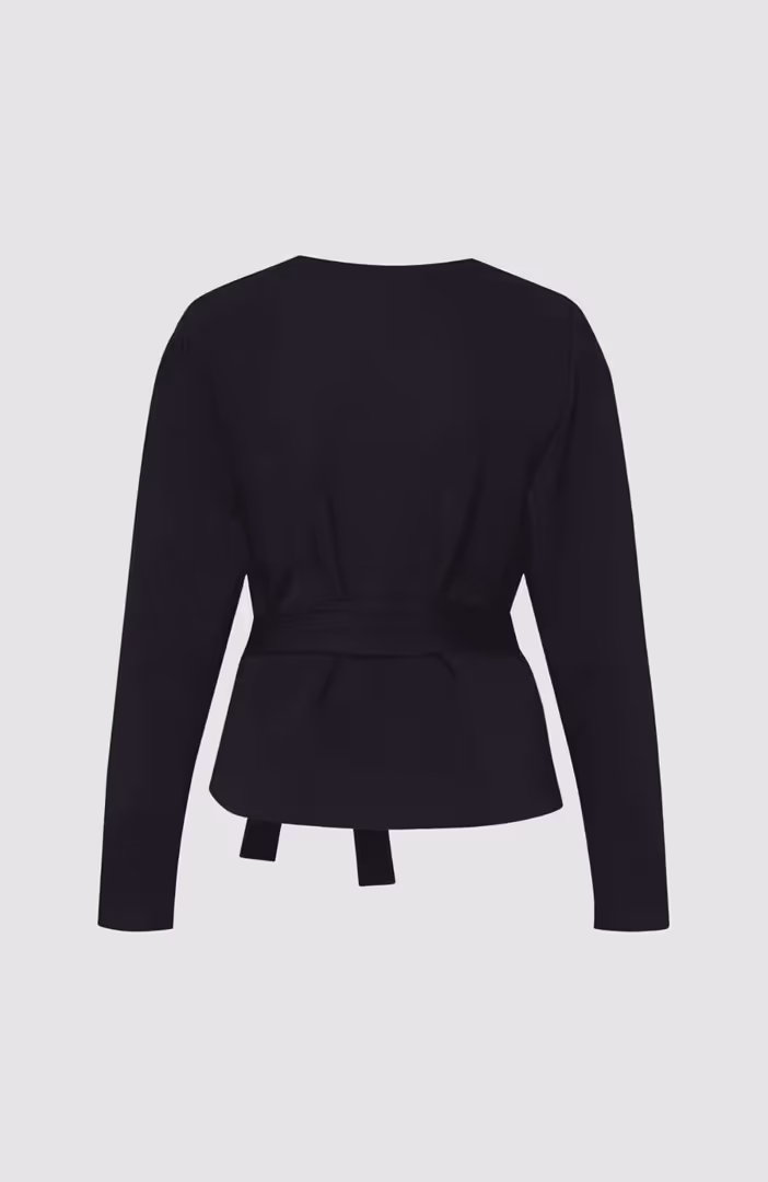 Double Jersey Vneck Sweatshirt