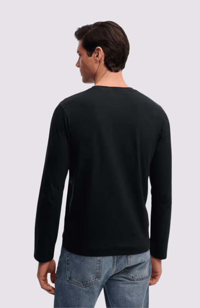 Classic Cotton Linen Ls Top
