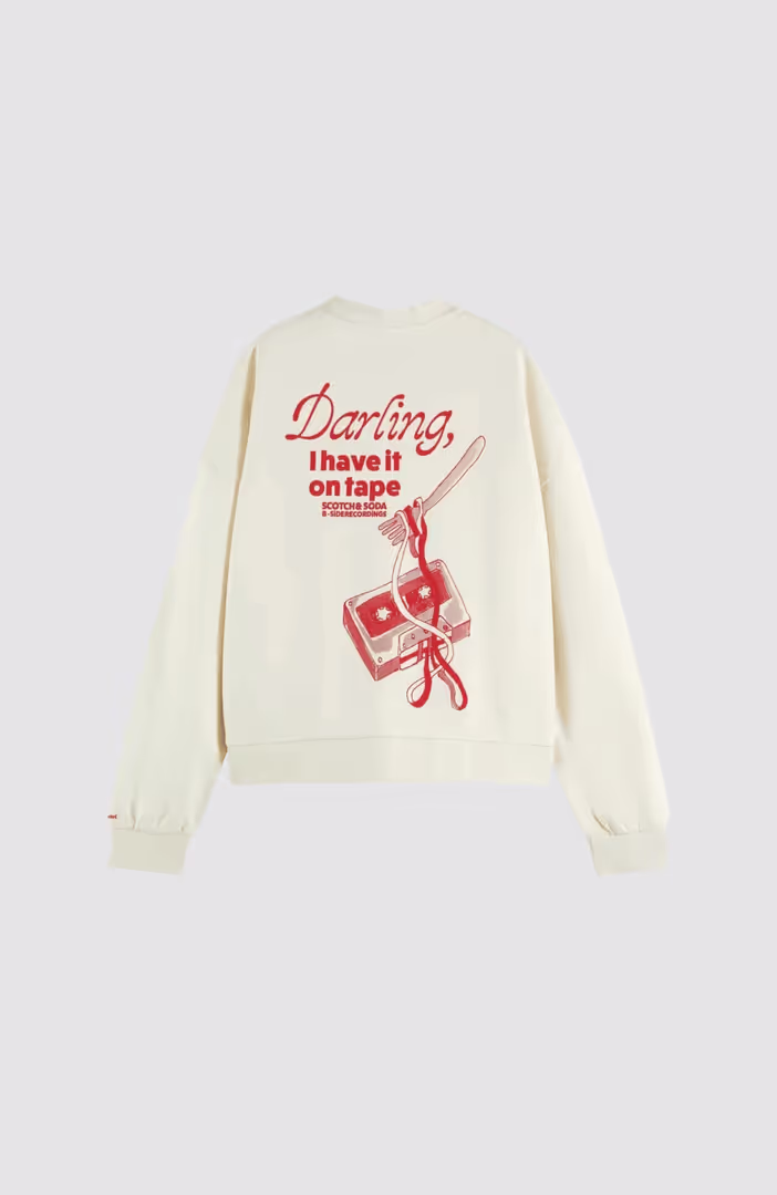 Cotton in conversion local store loose fit sweat