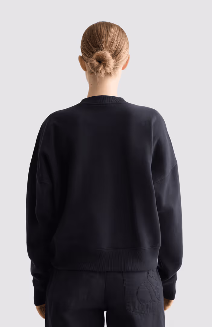 Chest artwork relaxed sweatshirt