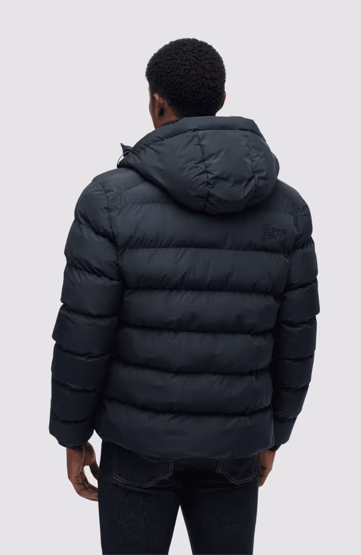 Hooded Sports Puffer Jacket