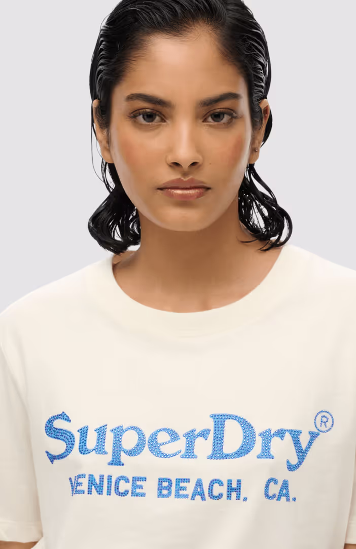 Venue Metallic Relaxed Tee