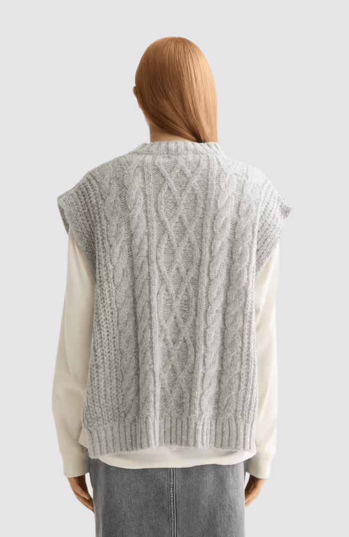 Cable stitch spencer
