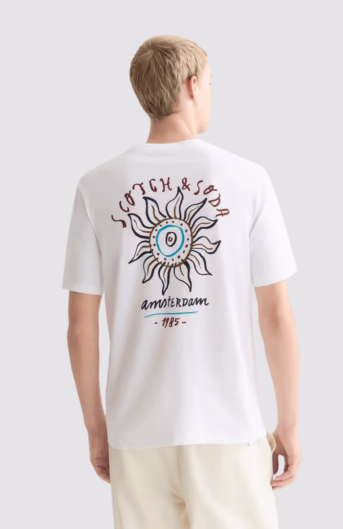 Front and back artwork regularfit Tshirt