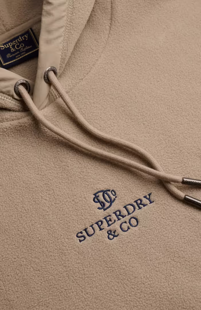 Micro Logo Fleece Hood