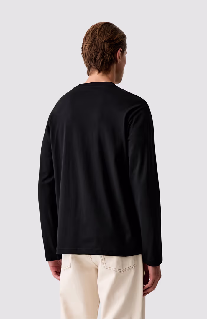 KLJ Reg Rubber Patch Ls Tee