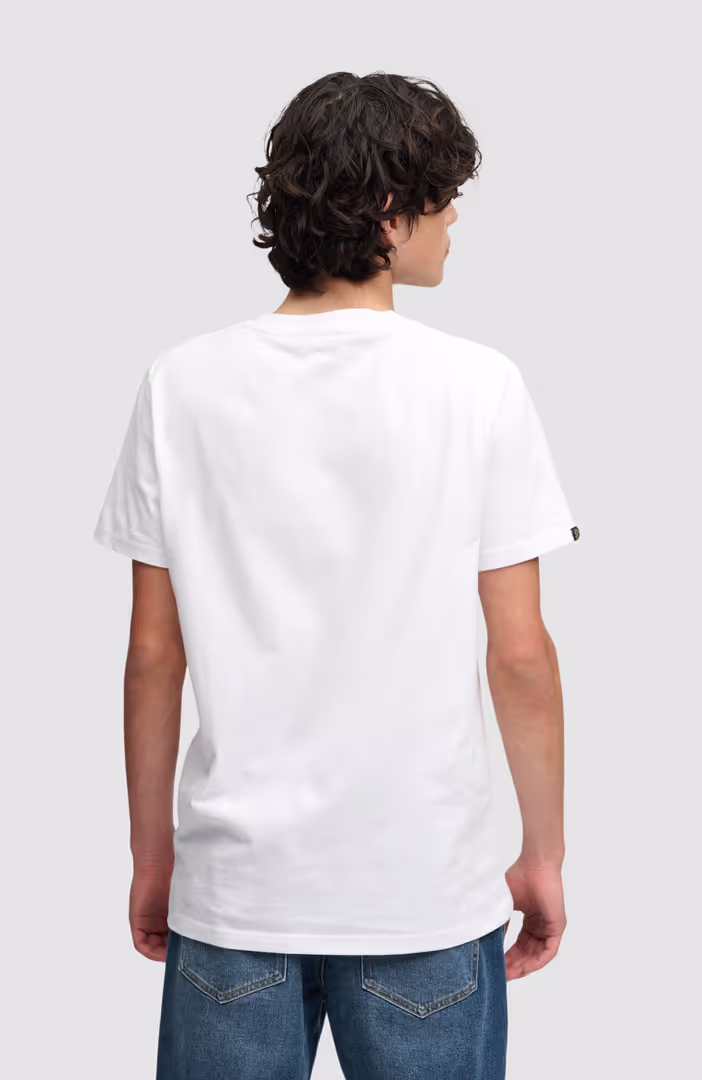 Essential Stacked Logo Emb Tee