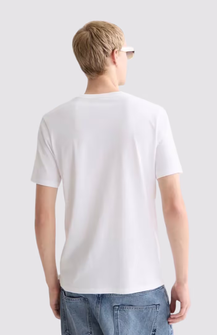 Left chest artwork regular-fit T-shirt