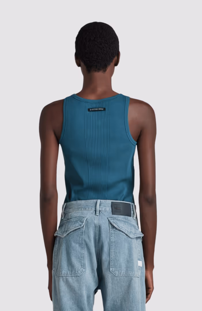 Engineered rib tank top