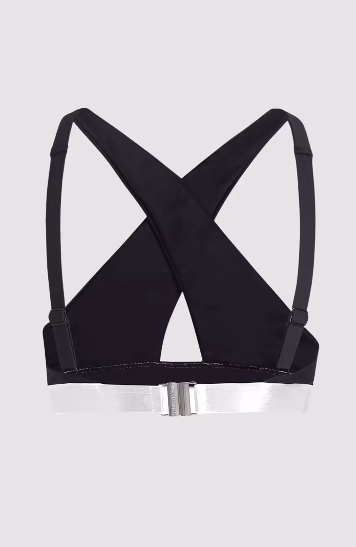 Logo Halter Top W/ Elastic