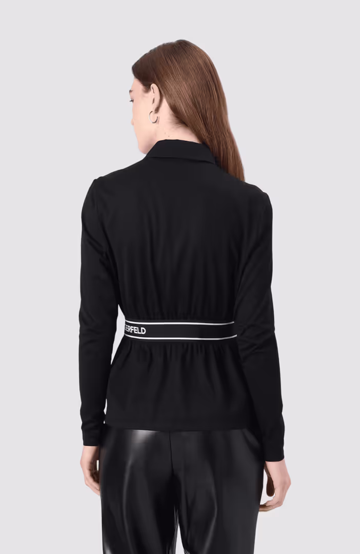 Jersey Logo Button Down