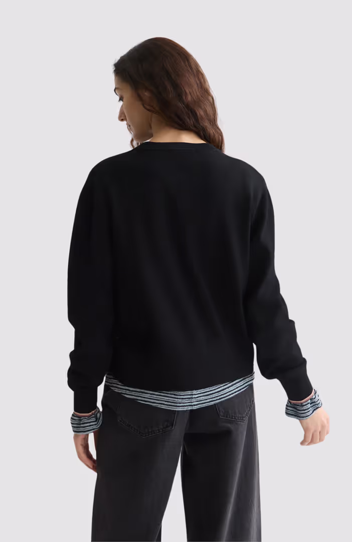 Compact relaxed-fit cardigan