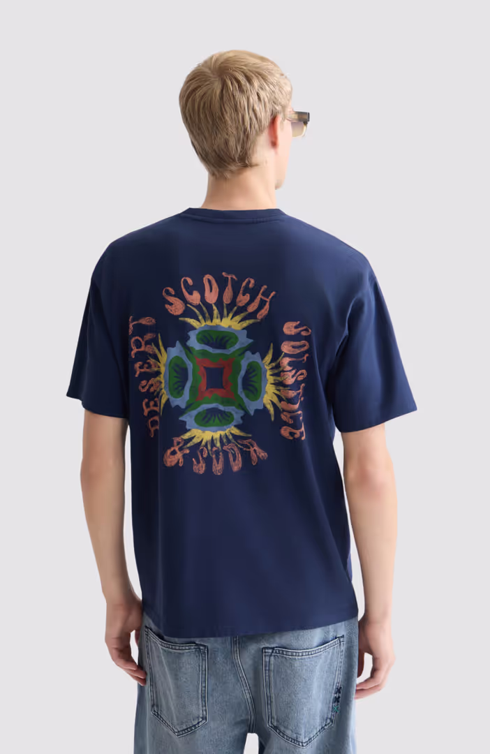 Front and back artwork relaxedfit Tshirt