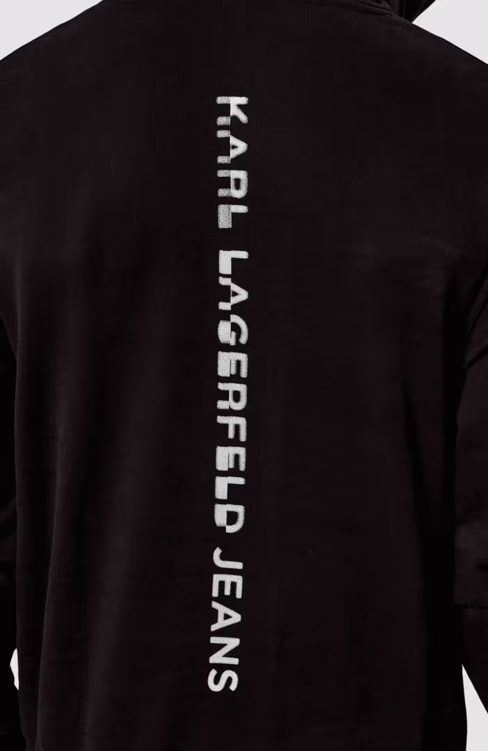 Klj Reg Vertical Logo Hoodie