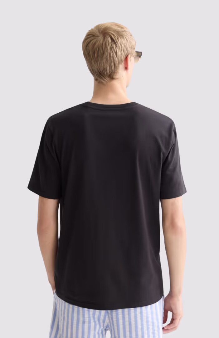 Left chest artwork regular-fit T-shirt
