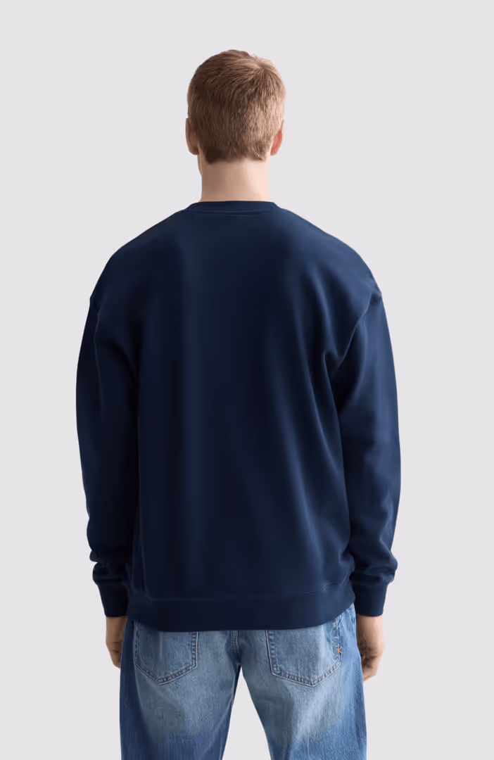 Seasonal core front chest logo relaxed-fit sweatshirt