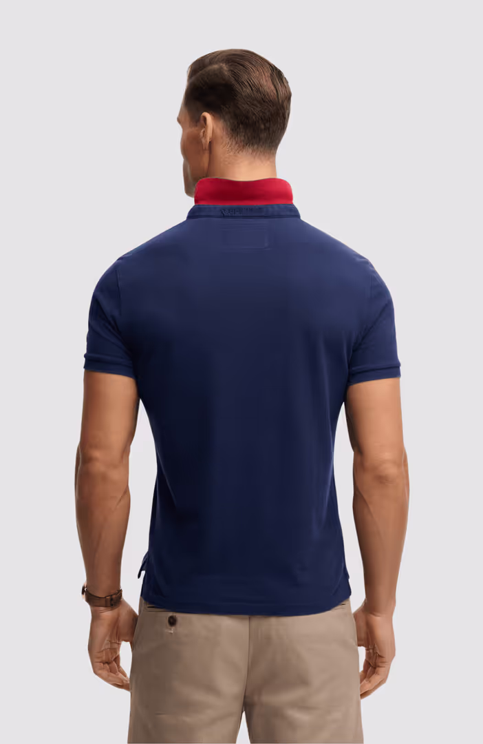 Pique Monogram Polo