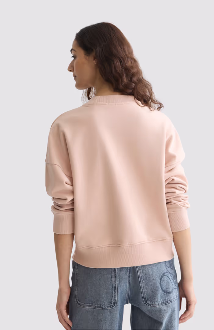 Embroidered logo relaxed-fit sweatshirt